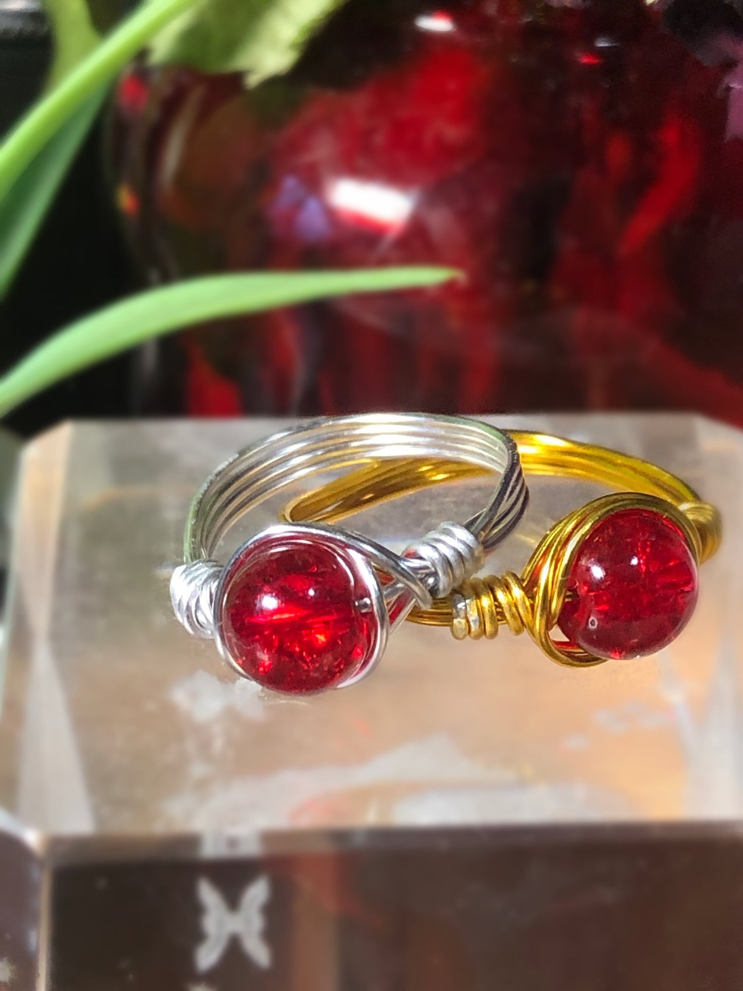 Red Wired Ring